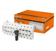 Рубильник модульный с видимым разрывом, реверсивный РМВ-80 4П 80A  SQ0222-0026  TDM