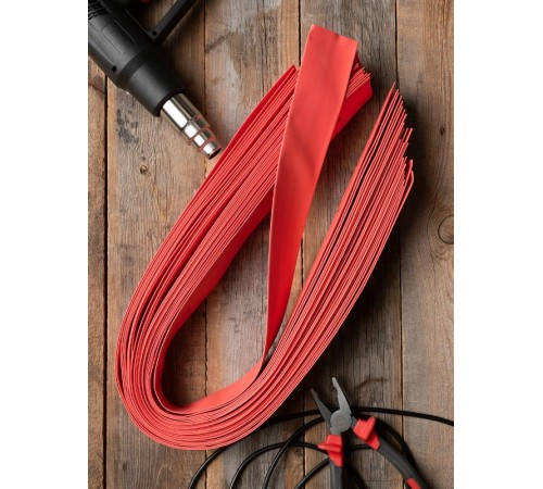 Термоусаживаемая трубка ТУТ нг 30/15 красная EKF PROxima  tut-30-r-1m  EKF