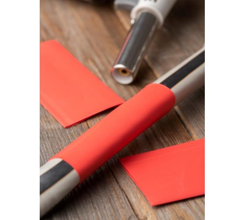 Термоусаживаемая трубка ТУТ нг 30/15 красная EKF PROxima  tut-30-r-1m  EKF