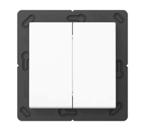 Радиопередатчик Bluetooth Low Energy 4 канала; термопласт; белый; A500  BLEA595WW  Jung
