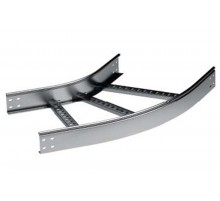 Угол горизонтальный 45 градусов 80x200 R-600 в компл. с креп. эл. и соед. пластинами, горячеоцинкованный  LC0862KHDZ  DKC