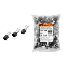 Наконечник-гильза Е6012 6мм2 с изолированным фланцем (100шт)   SQ0512-0004  TDM