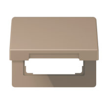 Подпружиненная откидная крышка, для монтажа устройств размером 50х50; термопласт; золотая бронза; SL500  SL590KLGB  Jung