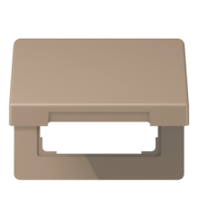 Подпружиненная откидная крышка, для монтажа устройств размером 50х50; термопласт; золотая бронза; SL500  SL590KLGB  Jung