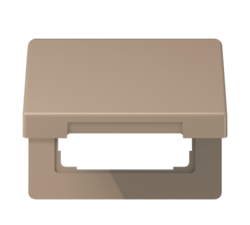 Подпружиненная откидная крышка, для монтажа устройств размером 50х50; термопласт; золотая бронза; SL500  SL590KLGB  Jung
