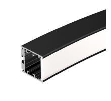 Профиль SL-ARC-3535-D320-N90 BLACK (260мм, дуга 1 из 4) (Arlight, Алюминий)  032677  Arlight