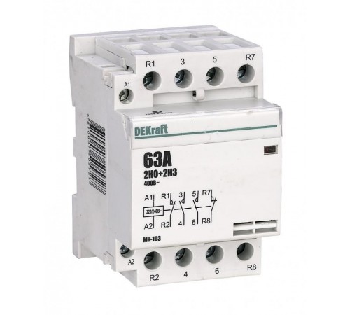 Контактор модульный 2НО+2НЗ 40А 230В МК-103  18083DEK  DEKraft