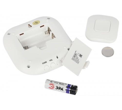 Звонок  ЭРА BIONIC White беспроводной  Б0017748  ЭРА