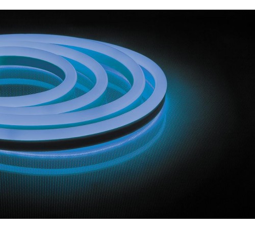 Лента светодиодная LS720 120SMD(2835)/м 9,6Вт/м 220V IP67, длина 50м, синий, неоновая  29563  FERON