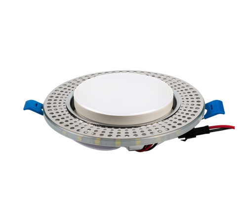 Светильник точечный встраиваемый под лампу PGX53d MN22-Chrome с подсветкой  .5020139  Jazzway