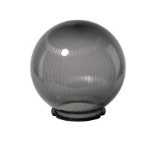 Рассеиватель для садово-паркового светильника шар ПММА 250 мм дымчатый призма (байонет 145 мм)  SQ0321-0226  TDM