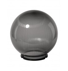 Рассеиватель для садово-паркового светильника шар ПММА 250 мм дымчатый призма (байонет 145 мм)  SQ0321-0226  TDM