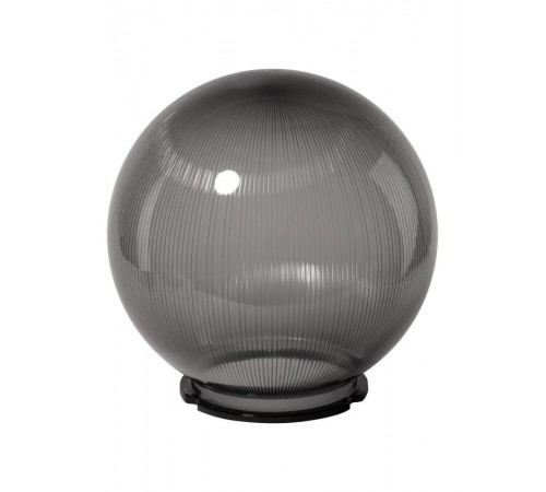 Рассеиватель для садово-паркового светильника шар ПММА 250 мм дымчатый призма (байонет 145 мм)  SQ0321-0226  TDM