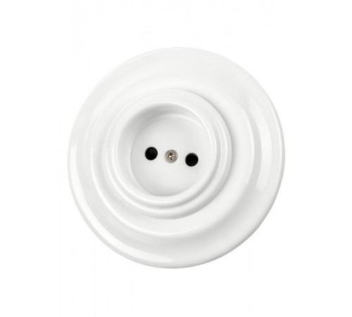 Розетка TV оконечная скрытой установки белая "Болонь"  SQ1820-0062  TDM