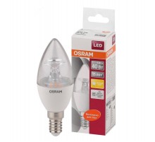 Лампа светодиодная LS CLB40 5W/827 230V CL E14 10X1 RUOSRAM  4058075318120  LEDVANCE