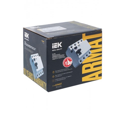 Выключатель дифференциальный (УЗО) R10N 4P 40А 300мА тип A ARMAT  AR-R10N-4-040A300  IEK