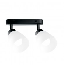 Светильник-спот настенно-потолочный под лампу 2хE27, черный ML242  41514  FERON