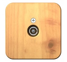 Blanca Ясень О/У с изолирующей пластиной Ясень Розетка TV  BLNTA000015  SE