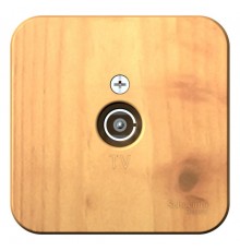 Blanca Ясень О/У с изолирующей пластиной Ясень Розетка TV  BLNTA000015  SE