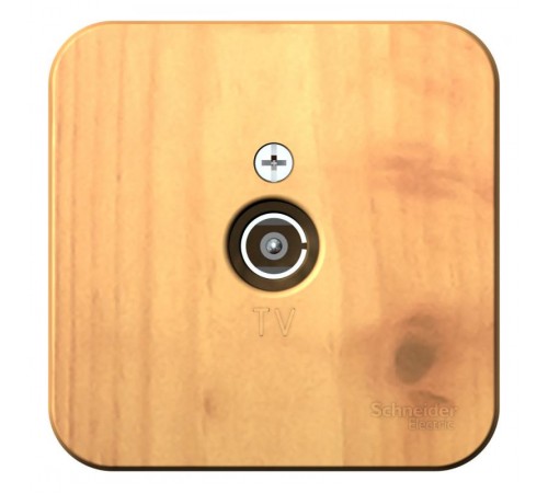 Blanca Ясень О/У с изолирующей пластиной Ясень Розетка TV  BLNTA000015  SE