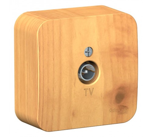 Blanca Ясень О/У с изолирующей пластиной Ясень Розетка TV  BLNTA000015  SE