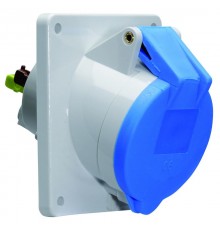 Розетка встраиваемая наклонная 16A 3р(2P+PE) 6h 230V IP44 74х62 QC 12772 I 12772-Bals I Bals