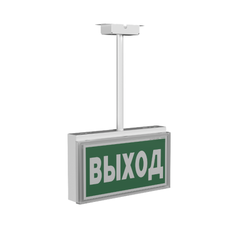 Указатель аварийный светодиодный IDON BS-7813-10x0,3 LED 3ч постоянный накладной/встраиваемый IP65  a14773  Белый свет