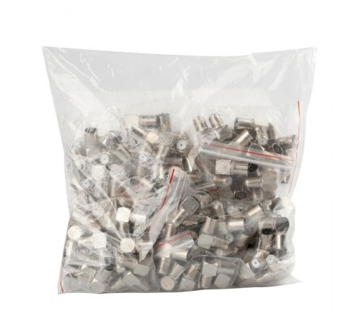 Переходник  Simple RS-A03 гнездо F-гнездо TV угловой  Б0048294  ЭРА