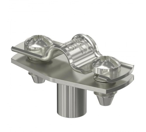 Крепежная скоба дистанционная 5-6 мм (с резьбовым соединением M6) из нержавеющей стали А2  1362622  OBO Bettermann