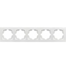 Валенсия рамка 5-местная белая EKF PROxima  EWM-G-305-10  EKF