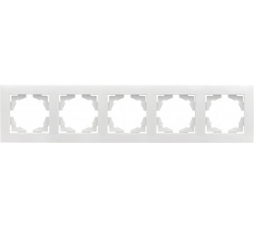 Валенсия рамка 5-местная белая EKF PROxima  EWM-G-305-10  EKF