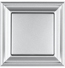 Рамка 1-пост; термопласт; алюминий; Eco Deco  EPD481AL  Jung