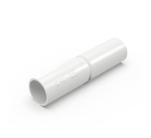 Патрубок-муфта белая d16 мм (10шт/800шт уп/кор)  PR13.02447  Промрукав