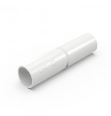 Патрубок-муфта белая d16 мм (10шт/800шт уп/кор)  PR13.02447  Промрукав