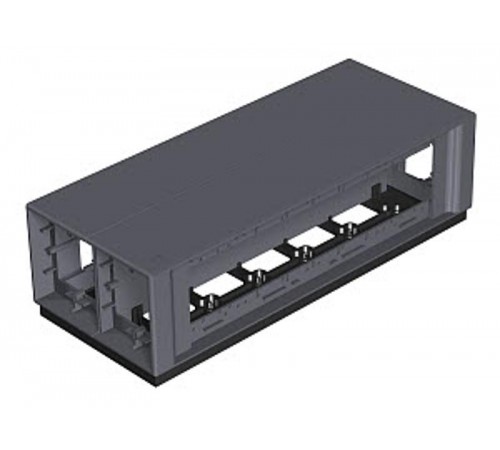 Напольный бокс Telitank 375x154x109 мм (полиамид,черный) (T12L 00C 9011)  7408100  OBO Bettermann