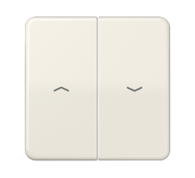 Клавиши для выключателя управления жалюзи 509VU и 539VU; слоновая кость  CD595PBF  Jung