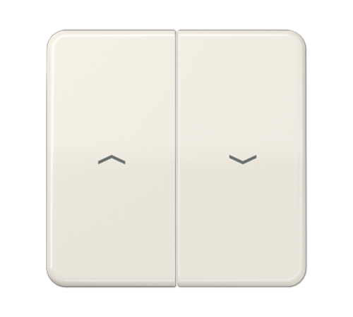 Клавиши для выключателя управления жалюзи 509VU и 539VU; слоновая кость  CD595PBF  Jung