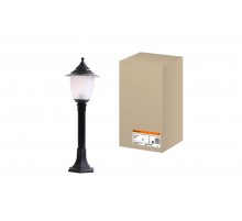 Светильник садово-парковый Прага Эл-11-73-075 60 Вт Е27 напольный на стойке h-0.75 м черный  SQ0330-0513  TDM
