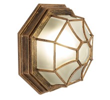 Светильник архитектурный декоративный уличный PL661 60W 230V 270*270*120 черное золото (на стену/потолок)  11651  Feron