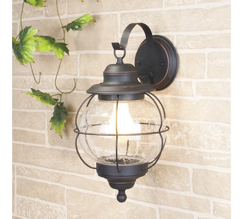 Светильник садово-парковый GLXT-1475D Regul D черная медь настенный  a031948  Elektrostandard