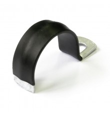 Скоба металлическая однолапковая с полимерным покрытием СМО-П d31-32 мм (50 шт/уп)  PR08.6011  Промрукав