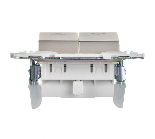 SKANDY Выключатель жалюзи 10А SK-V12Sh шампань  SK-V15-0-10-K37  IEK