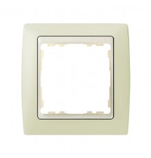 Simon 82 Рамка декоративная, 1 пост, S82, слоновая кость-слоновая кость  82710-31  Simon