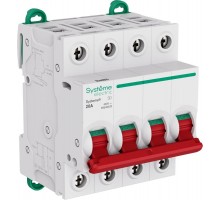 Systeme9 Выключатель нагрузки (ВН) 4P 20A 400В  S9S40420  SE