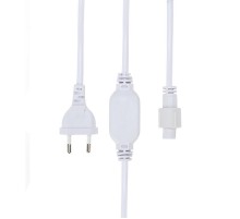 Комплект подключения для уличных гирлянд 230В / 4А, цвет провода: белый, IP65  303-500-1  NEON-NIGHT