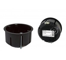 Коробка установочная СП D73х45мм, саморезы, метал. лапки, IP20, инд. штрихкод,  SQ1403-0909  TDM