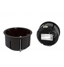 Коробка установочная СП D73х45мм, саморезы, метал. лапки, IP20, инд. штрихкод,  SQ1403-0909  TDM