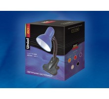 Светильник настольный TLI-206 цоколь E27 черный  02460  Uniel