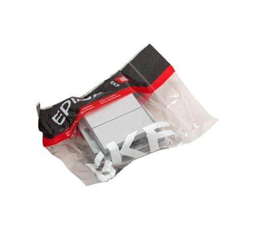 Механизм выключателя, двухклавишный, алюминий Эпика EKF  UP1-SWA-20  EKF