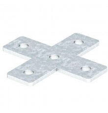 Соединительная пластина X-образная 150x150x40x5 (GMS 5 VP X FT)  1124657  OBO Bettermann